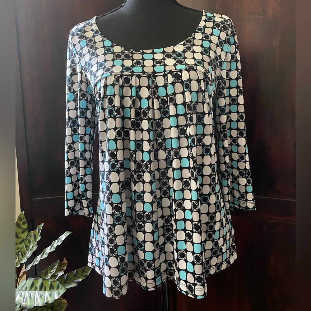 Worthington stretch polyester top Size small